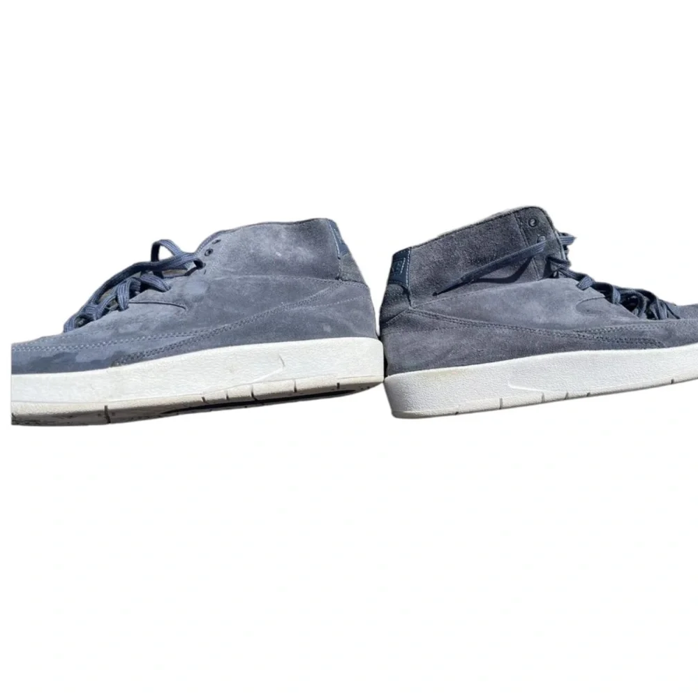 Jordan 2 Retro Deconstructed Thunder Blue 2017 Suede Basketball‎ Sneaker 10.5